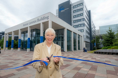 University renames building in honour of Chancellor Annie Lennox