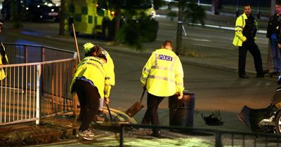 Major road taped off by police as three people rushed to hospital after crash
