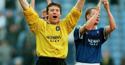 Andy Goram tribute as Rangers ultras unveil poignant goal line banner at Ibrox for legendary keeper