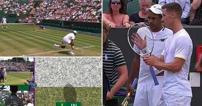 Wimbledon controversy as British doubles star refuses to play over Hawkeye call