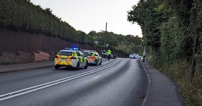 Car flips on to its roof after crash in Newport