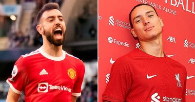 Darwin Nunez follows in footsteps of Man Utd's Bruno Fernandes after Liverpool transfer