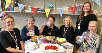 Newcastle hospital staff have 'big teas' to celebrate NHS 74th birthday and raise charity cash