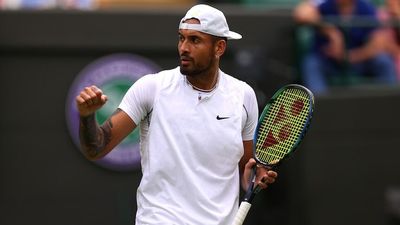 Nick Kyrgios makes his first career grand slam semifinal at Wimbledon with victory over Cristian Garín