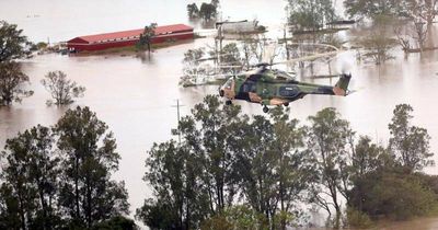 Williamtown chopper on standby to help in Singleton, Maitland floods