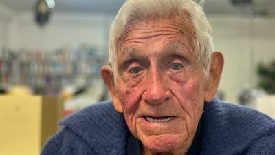 Dennis Jackson celebrates his 100th birthday in Hervey Bay with friends, family, lots of stories