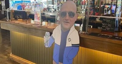 Pals bring cardboard cutout of best friend on night out after his tragic death