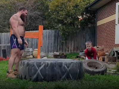 Like Father Like Son: Man Lauded On TikTok For Incredible Backyard Workout Routine With Son