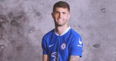 Chelsea drop double transfer hint in home kit launch video as Raheem Sterling set to don shirt