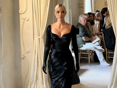 ‘Let models do their job’: Kim Kardashian’s runway walk at Paris Couture week criticised by fans