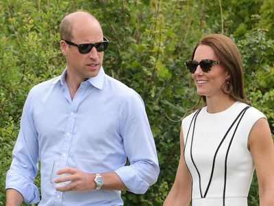 Kate Middleton and Prince William share rare PDA moment at polo match