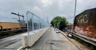 Lady Bay Bridge: Huge concrete barriers go up after lorry crash