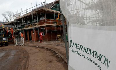 Persimmon blames labour and material costs for 10% drop in completions