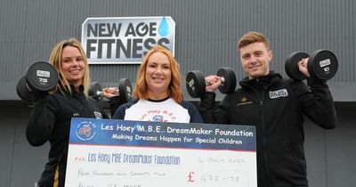 Wishaw gym members raise cash for Lanarkshire-based kids charity