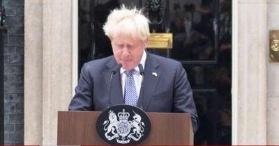 BBC viewers distracted moments after Boris Johnson starts resignation speech
