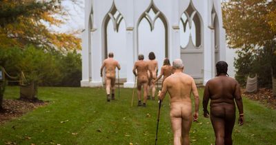 Naked walk in grounds of Cheshire country house to raise vital funds for heart research