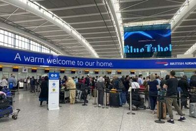 British Airways check-in staff strike at Heathrow suspended after ‘improved pay offer’