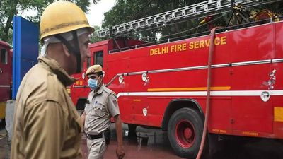 5 rescued after fire breaks out in four-storey building in Delhi