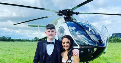 Irish teen ensures girlfriend arrives to her debs in style - via a helicopter