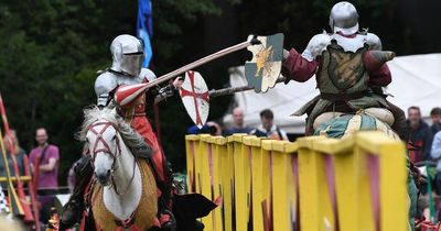 Exclusive pictures from the West Lothian Courier at the Jousting tournament at Linlithgow Peel!