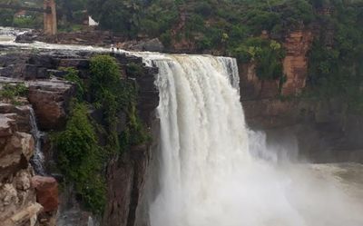 Rise in water level in the Krishna