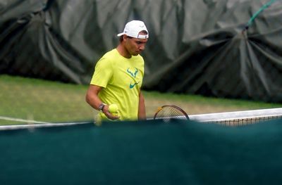Rafael Nadal takes to Wimbledon practice courts amid doubts over his fitness