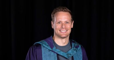 Sam Heughan honoured with degree from Glasgow's Royal Conservatoire Scotland