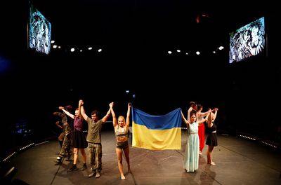 Removed from warzone, a Ukrainian circus troupe delights in France