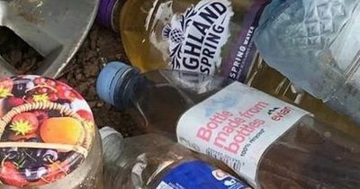 Horrified locals blame delivery drivers for discarded bottles of wee and faeces