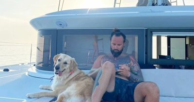 Adorable dog lives on sailboat and dives into the ocean with her loving new owners