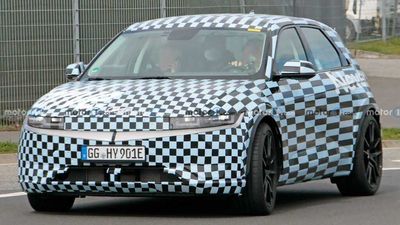 Watch Hot Hyundai Ioniq 5 N Testing Around The ‘Ring In Checkered Camo