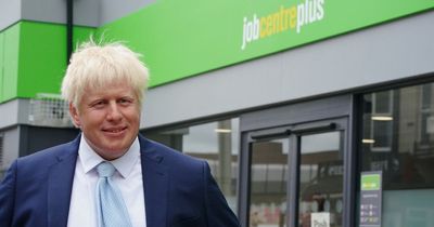 Boris Johnson Madame Tussauds waxwork left outside job centre after he finally resigns