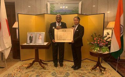 Vice Chairman of Sanmar Group honoured by Japan