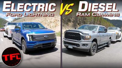 Ford F-150 Lightning Vs Ram 2500 Diesel: "World's Toughest" Towing Test