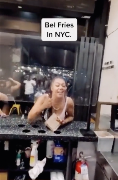 Wild video shows three women trashing NYC restaurant Bel Fries and attacking workers over $1.75 sauce