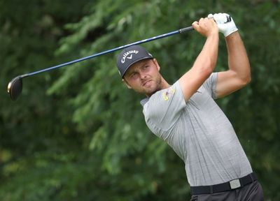Canada's Svensson seizes PGA Barbasol lead on eagle wings