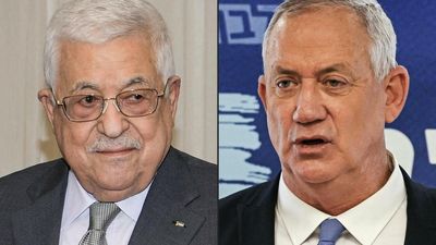 Palestinian president, Israeli defense minister meet ahead of Biden's visit