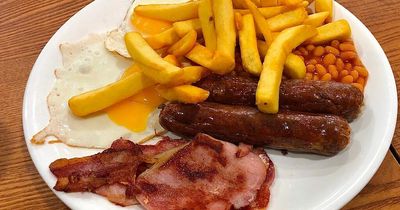 We tried the cooked breakfast at The Galleries in Broadmead