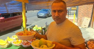 Leeds greengrocer sick of street drinkers snatching his fruit and running away