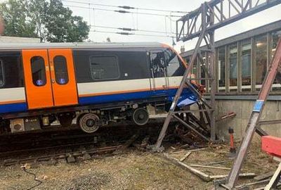 London Overground train driver ‘fell asleep’ before Enfield Town derailment