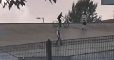 Concerns raised over video showing youths cycling on roof of Dumfries primary school
