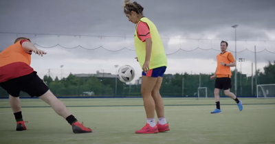 Video pokes fun at those who say women can't play football