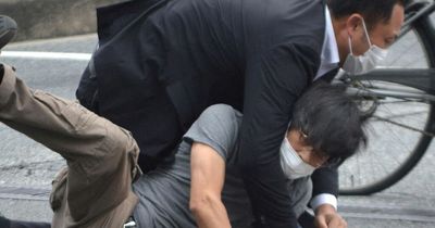 Moment Shinzo Abe assassin opens fire to kill ex-Japanese PM with homemade gun