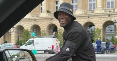 Liverpool star Ibrahima Konate spotted in Paris by fashion model