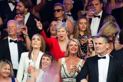 Watch: Theresa May dances the night away after Boris Johnson ousted