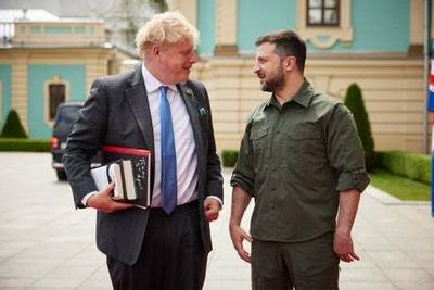 You’re number one talking point, Zelensky tells Boris Johnson