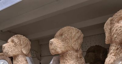 B&M shoppers left chuckling away after spotting naughty dog statue they can't 'unsee'