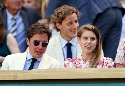 Princess Beatrice looks summery as she joins Edoardo Mapelli Mozzi at Wimbledon