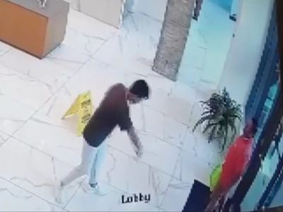 Man filmed spewing slurs and throwing sign at delivery driver he accused of being ‘Indian’