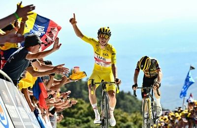 Pogacar triumphs on first Tour de France mountain